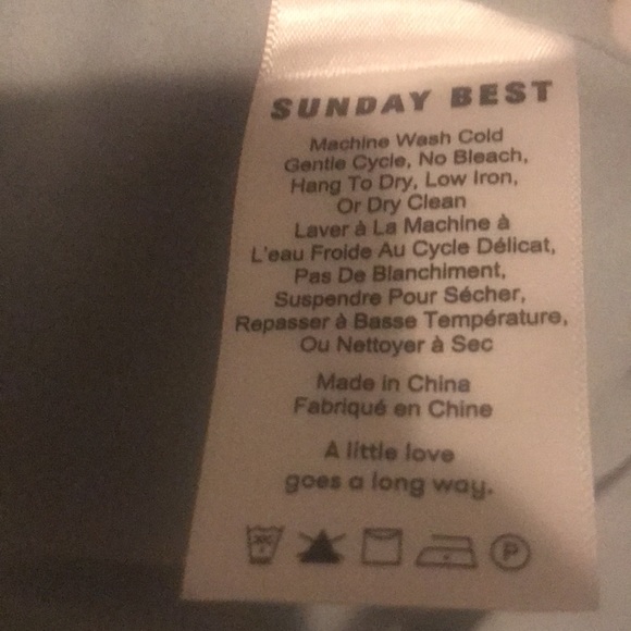 Aritzia Sunday Best Savoy wrap dress in skyblue, size 00 - Picture 4 of 4